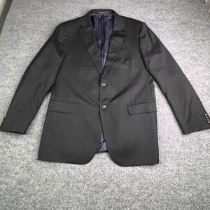 Suitsupply Blazer Mens 44 Black Napoli Single Breasted Reda Super 110s Wool